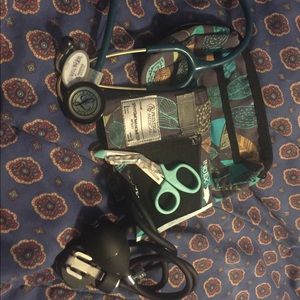Littman and matching BP cuff and scissors